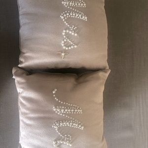 Mr. & Mrs. Pearl Pillows